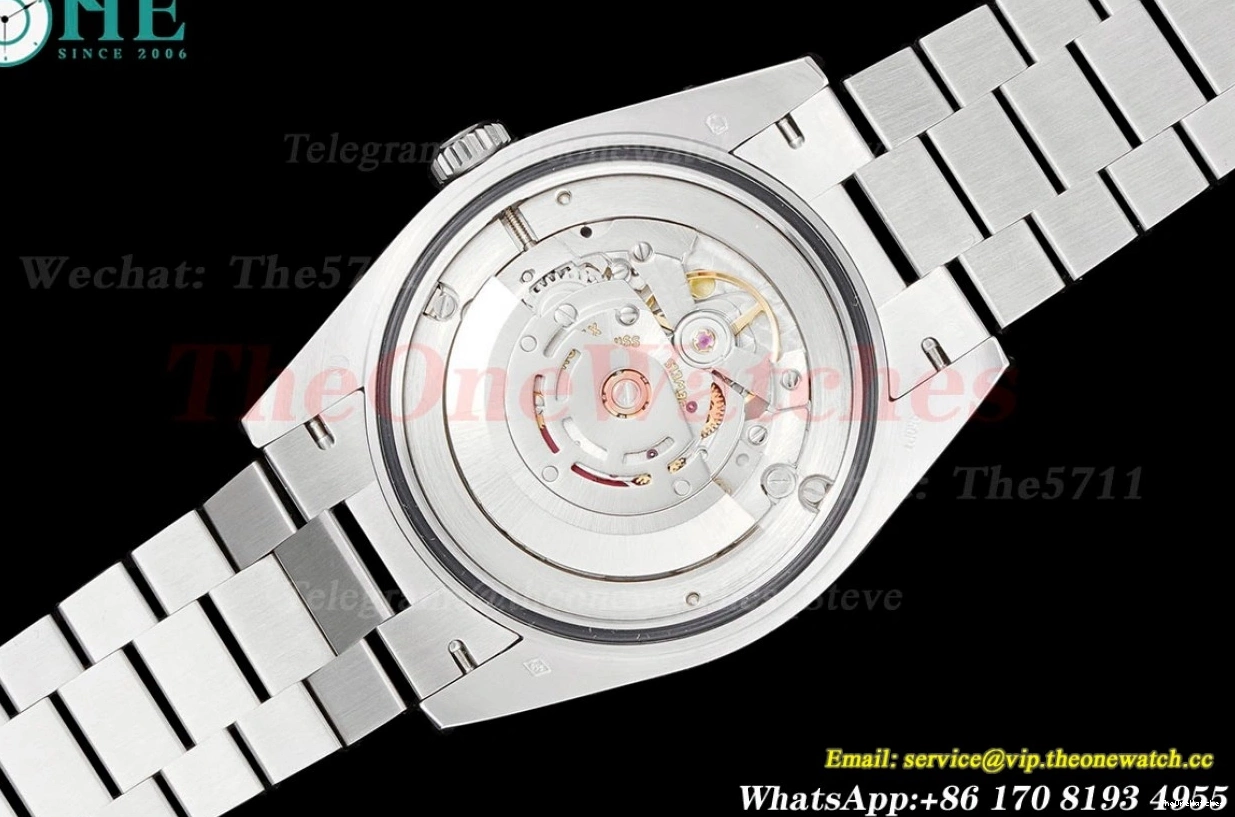 GSF 40mm DayDate A3255 Version) SS (Tungsten 228349 Heavy SS Pres Ice Blue Dia 0128